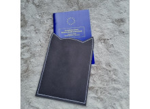 Stickserie ITH - Impfpasshülle Katzenkopf Ohren Blanko